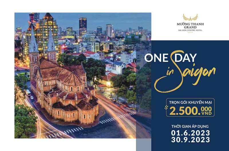 [ONE DAY IN SAIGON] 2D1N + Free 2 tickets Double Decker Bus to visit Saigon